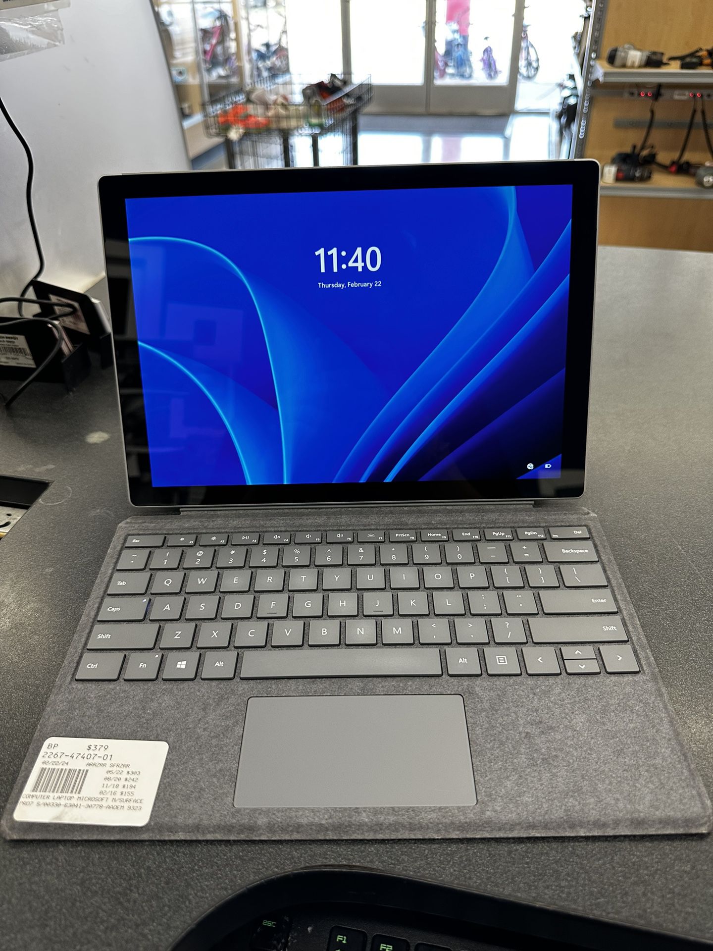 Microsoft Surface Pro 7 Tablet 11 Gen (1866)