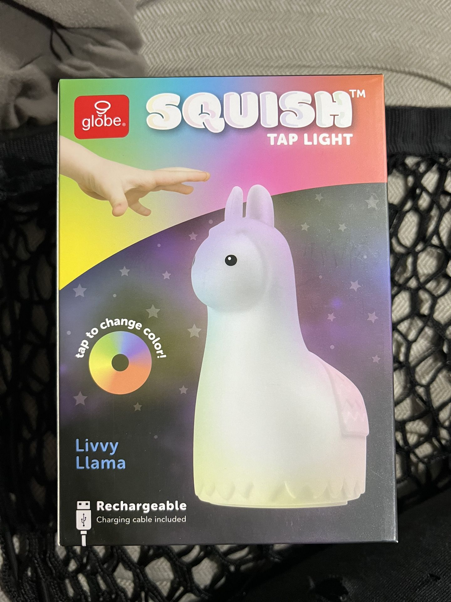 Squish Tap Light Livvy Llama Rechargeable