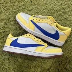 BRAND NEW Jordan 1 Travis Scott Canary Size 6.5w/5m NO BOX