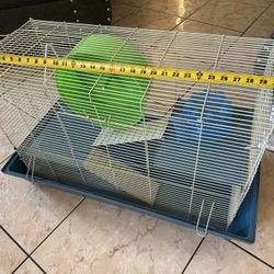 2 Hamsters Cage with Accessories 