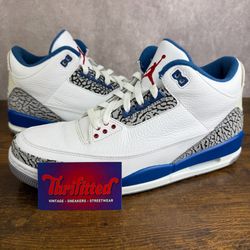 Air Jordan 3 Retro True Blue 2011 Size 11.5 136064-104 Men’s Sneakers OG Rare MJ