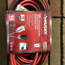 Husky 50 ft extension cord 