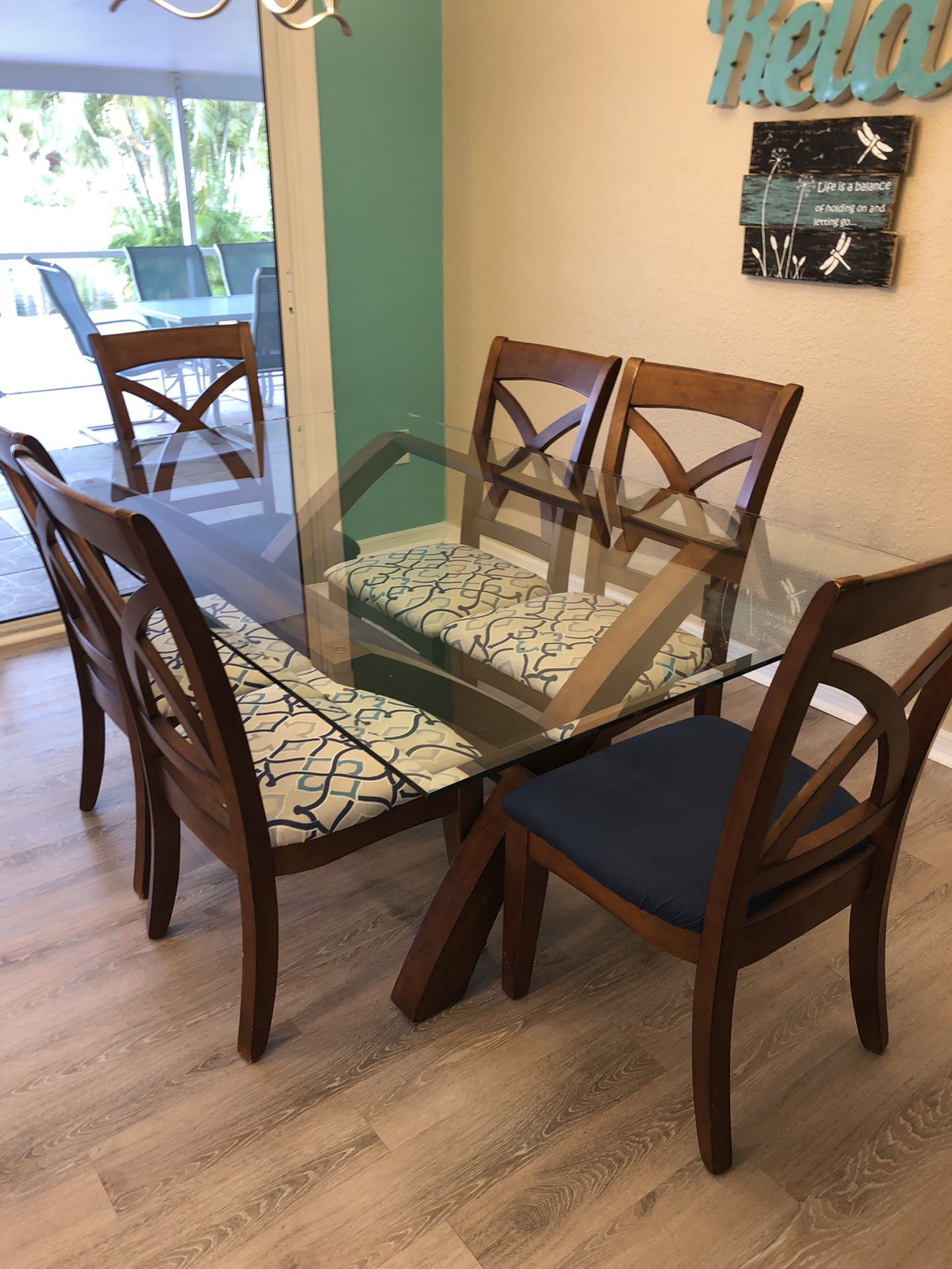 7 pc dining table