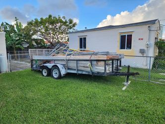 SCAFFOLDS AND TRAILER