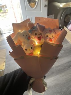 Sanrio Light Up Plush Keychain Bouquet