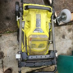 Electric Lawn Mower Needs A Tire And Batteries