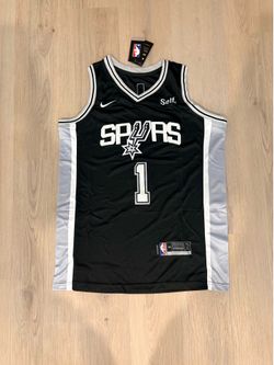 SAN ANTONIO SPURS WEMBANYAMA JERSEY .