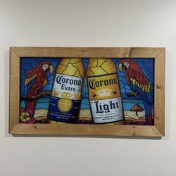 Corona Beer Glass Sign