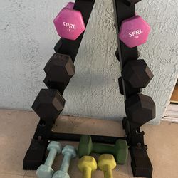 Full Weight Set Including Stand!! 