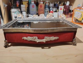 Antique Mirrored Jewelry Box!