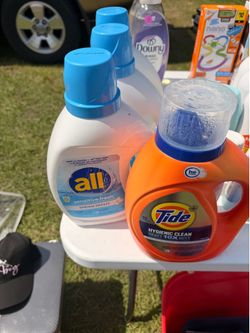 All and TIDE  laundry detergent