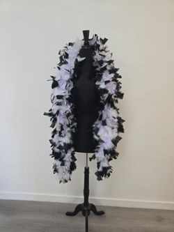 Boa black full body Halloween or flapper