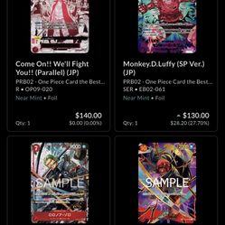 One Piece Japanese Singles