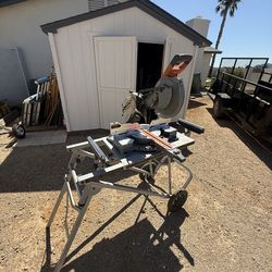 12” Ridgid dual bevel sliding miter saw