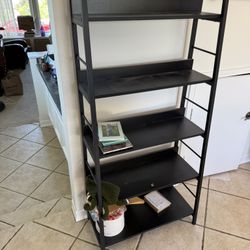 Black Metal Bookcase