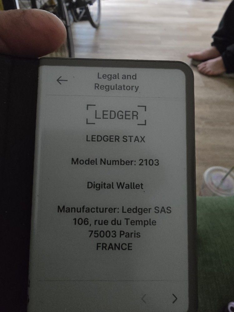 Ledger Stax Reader
