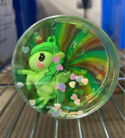 Toy Slime - Green Glitter Unicorn Slime - New