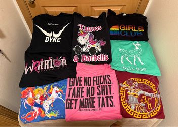 Lesbian tshirt bundle unisex XL