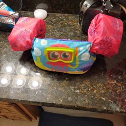 Little Girl Swim Float