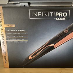 Infiniti Pro By Conair Titanium Ceramic Flat Iron