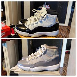 Jordan 11 Gratitude Sz 8 & 9/Cool Grey 100% AUTHENTIC SZ9.5 $325 !