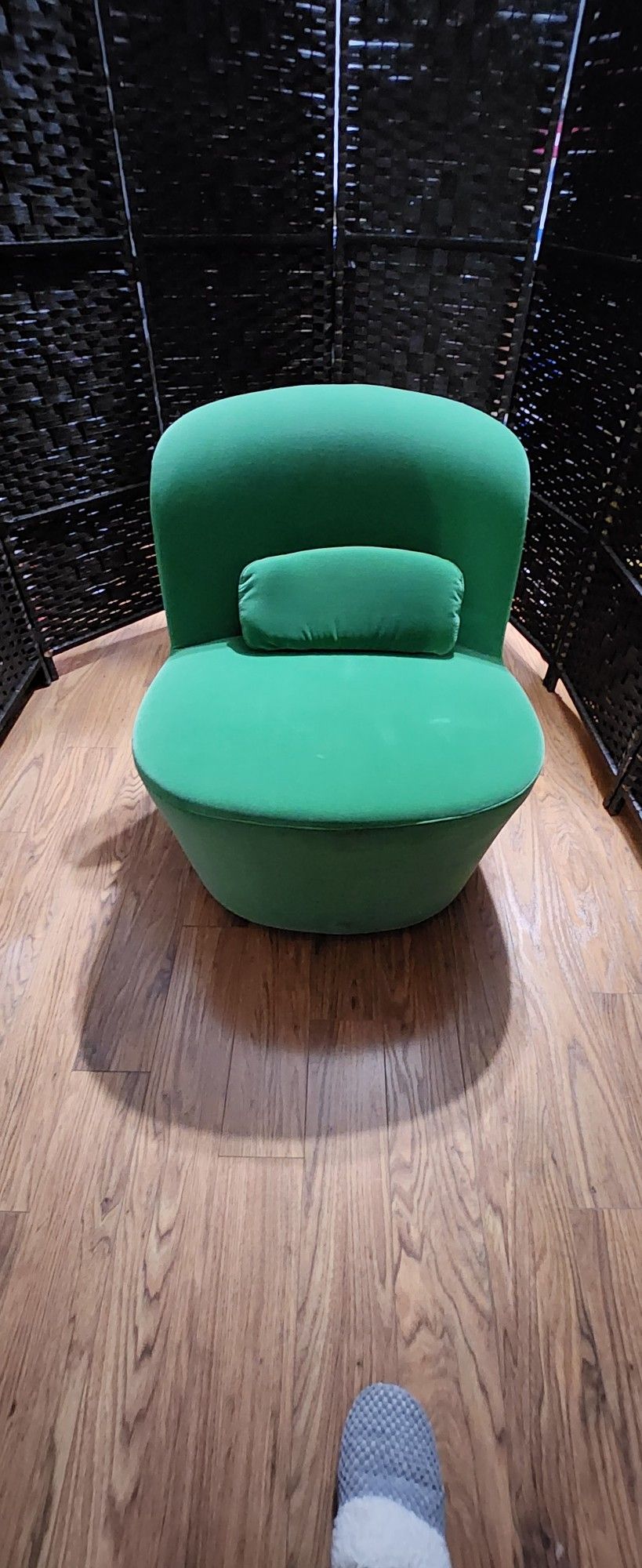 Pair of IKEA Stockholm Swivel Armchairs