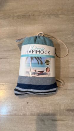 Hammock- Tree anchored lounge 78” x 31”