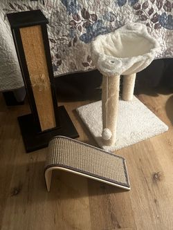Three Cat scratchers