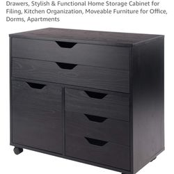 Black Wood Cabinet