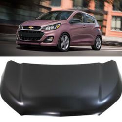 Chevy Spark Hood 2016 to 2022 NEW Black Primed Ready To Paint 
