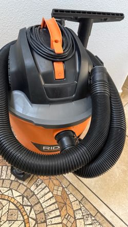 USED✳️✅Ridgid 12 Gal. 5.0-Peak HP NXT Wet/Dry Shop Vacuum with Filter, Hose and Accessories HD1200