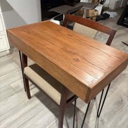 Wooden Desk and chair