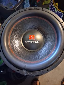 hyanka. subwoofer. 15 2400 max watts bsf - 15-2 independence