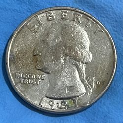 Quarter 1987 D Rare Error $2,900.00