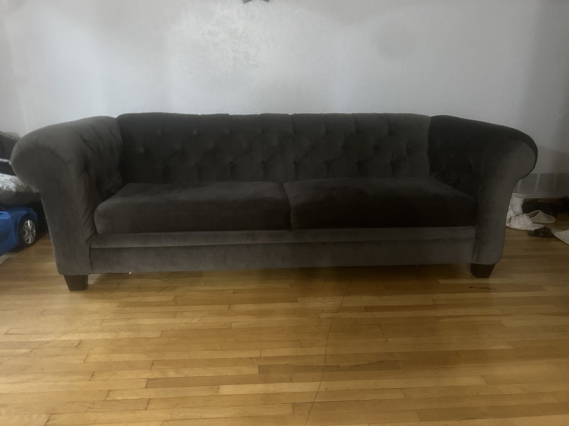 Comfortable Leather Pullout Sofa
