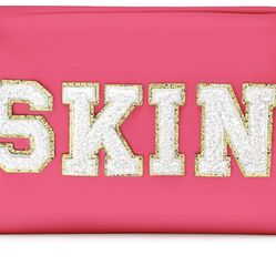  Cosmetic Toiletry Bag PU Leather Portable Makeup Bag