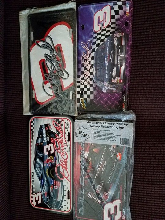 Nascar Dale Earnhardt Sr License plates