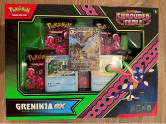 Greninja ex kingdra ex illustration collection shrouded fable sealed new pokemon