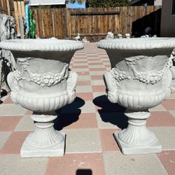 New Flower Pots Made Out Of Cement Perfect Gift 🎁 