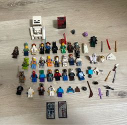 LEGO Minifigure Lot with Star Wars, Minecraft, Marvel & Rare Classic Figures Spider-Man