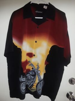 MOTORCYCLE Men's Sz Large Shirt