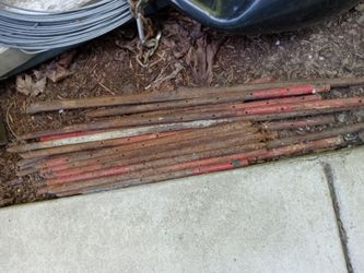 Concrete stakes