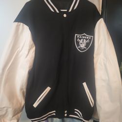 RAIDERS VARSITY JACKET 4XL