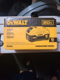 DeWalt 20V Max 6Ah Lithium-Ion Battery DCB206
