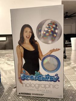 Poolcandy Holographic Jumbo Beach Ball 