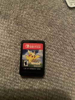 Pokémon Let’s go Pikachu