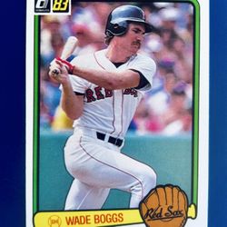 1983 Donruss Wade Boggs Rookie Baseball Card 