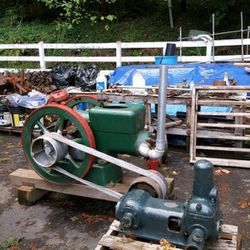Fairbanks MORSE engine And Giant Pump