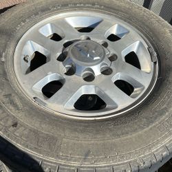 Chevy Truck  Rim And Tire