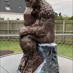The Bigfoot Thinker Statue